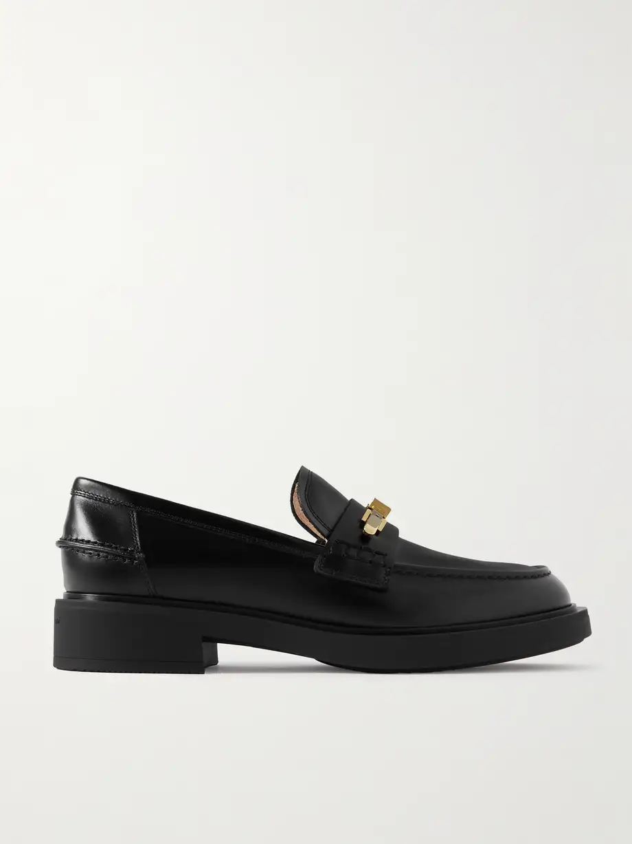 Dover embellished leather loafers Dover embellished leather loafers