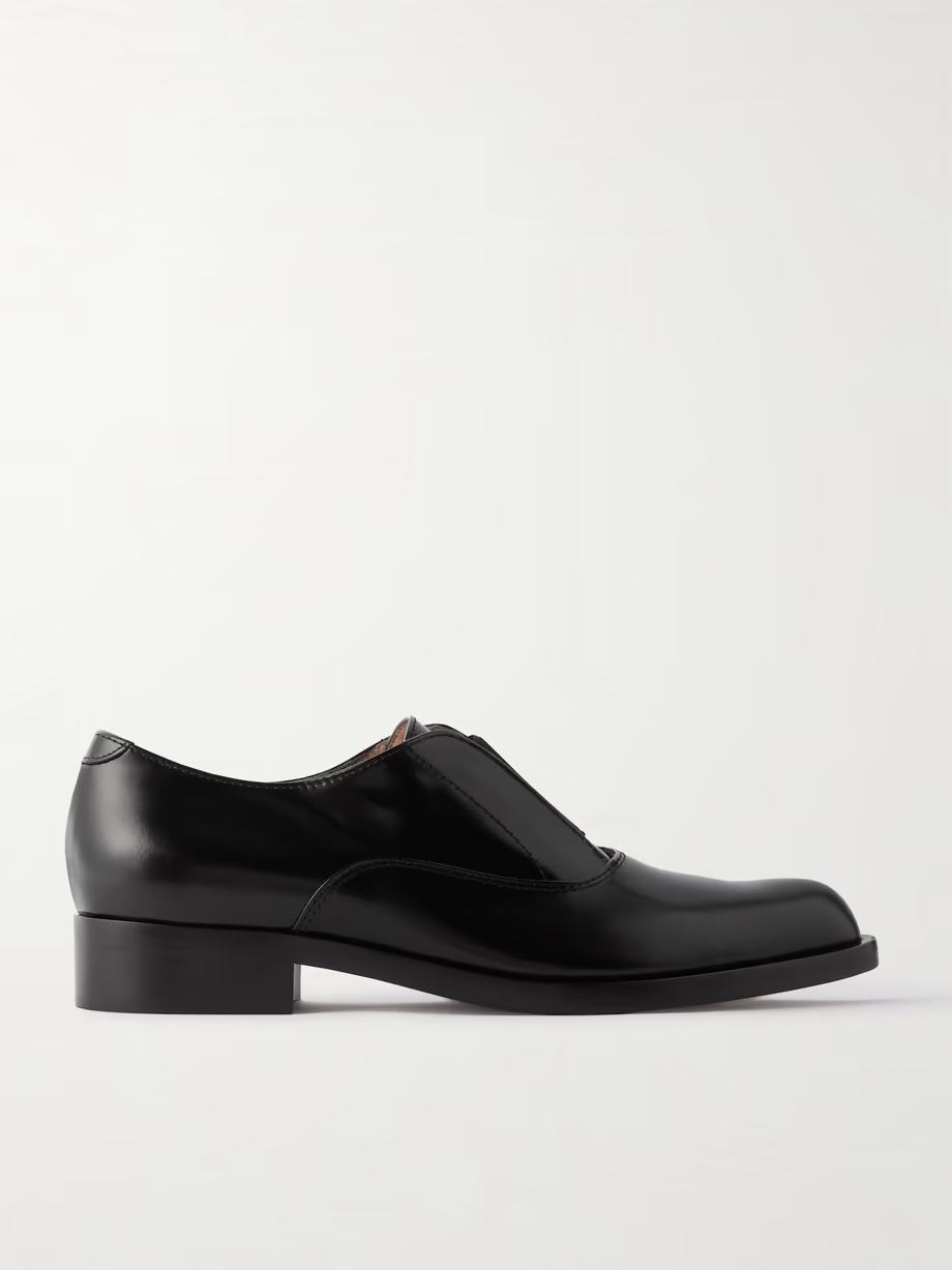 Dover glossed-leather loafers Dover glossed-leather loafers