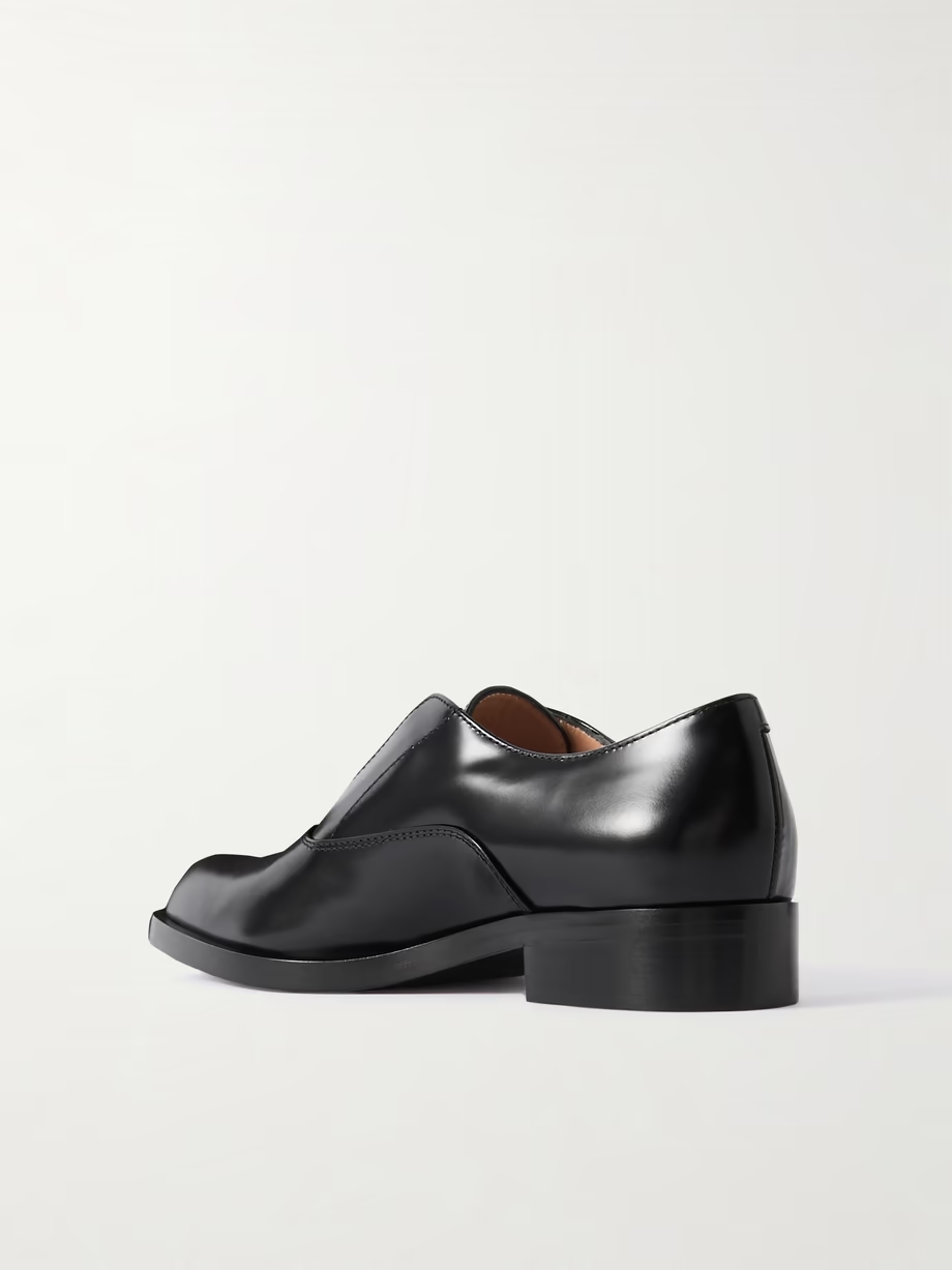 Dover glossed-leather loafers Dover glossed-leather loafers
