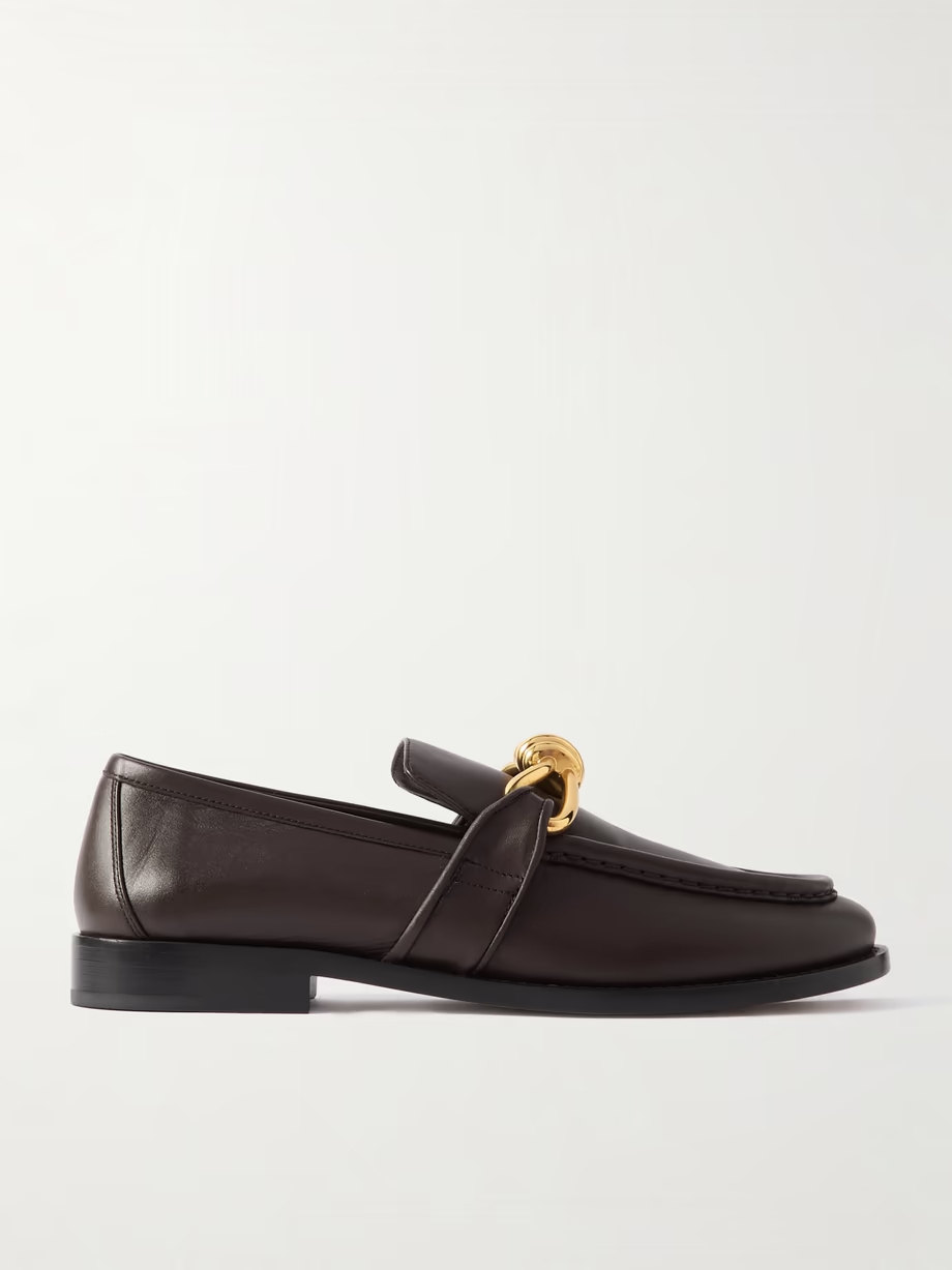 Astaire embellished leather loafers