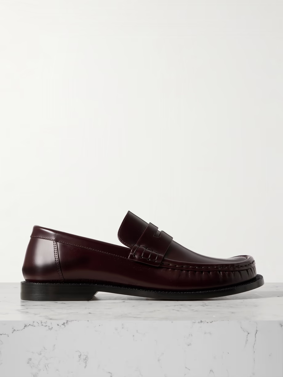 Campo brushed-leather loafers Campo brushed-leather loafers