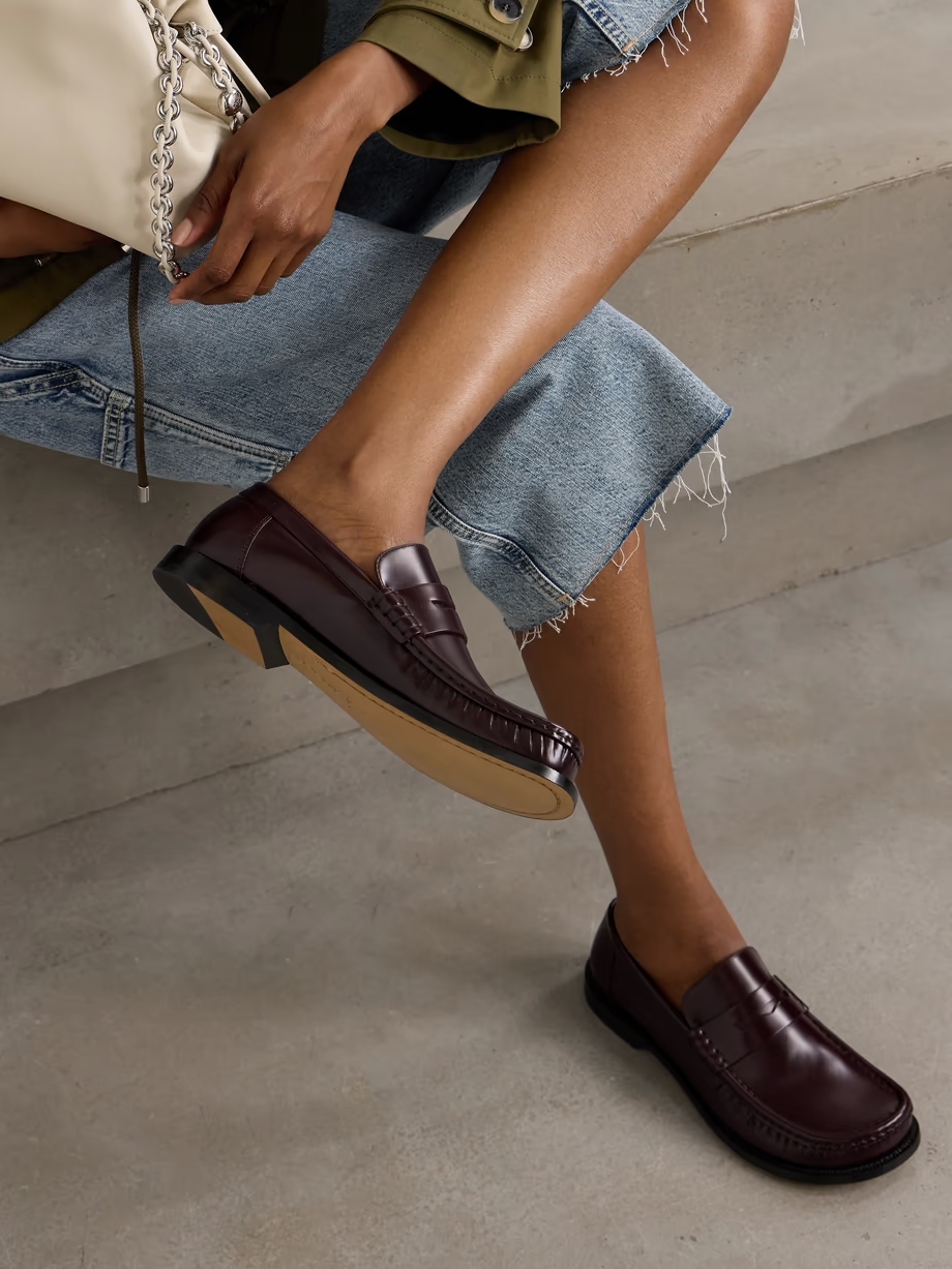 Campo brushed-leather loafers Campo brushed-leather loafers