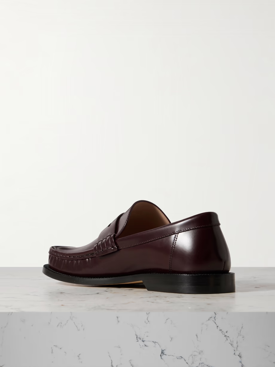 Campo brushed-leather loafers Campo brushed-leather loafers