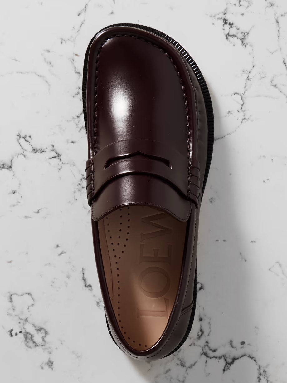 Campo brushed-leather loafers Campo brushed-leather loafers