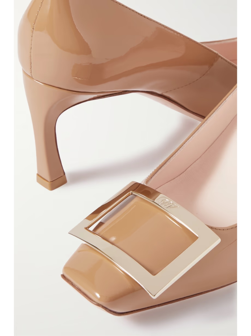 Belle Vivier Trompette embellished patent-leather pumps Belle Vivier Trompette embellished patent-leather pumps