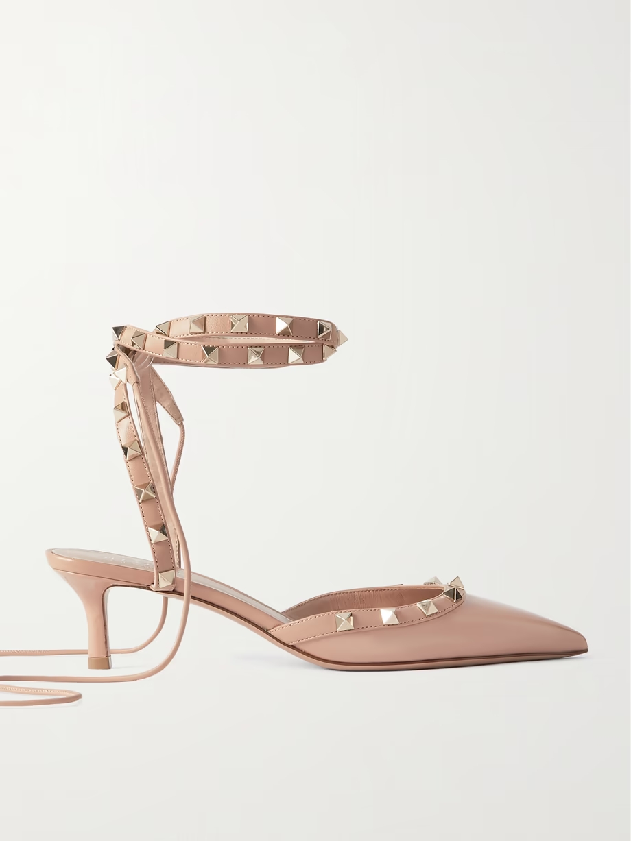 Rockstud 50 patent-leather pumps Rockstud 50 patent-leather pumps