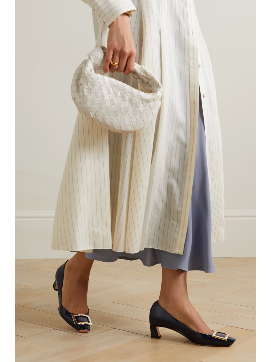 Decollete Trompette patent-leather pumps Decollete Trompette patent-leather pumps