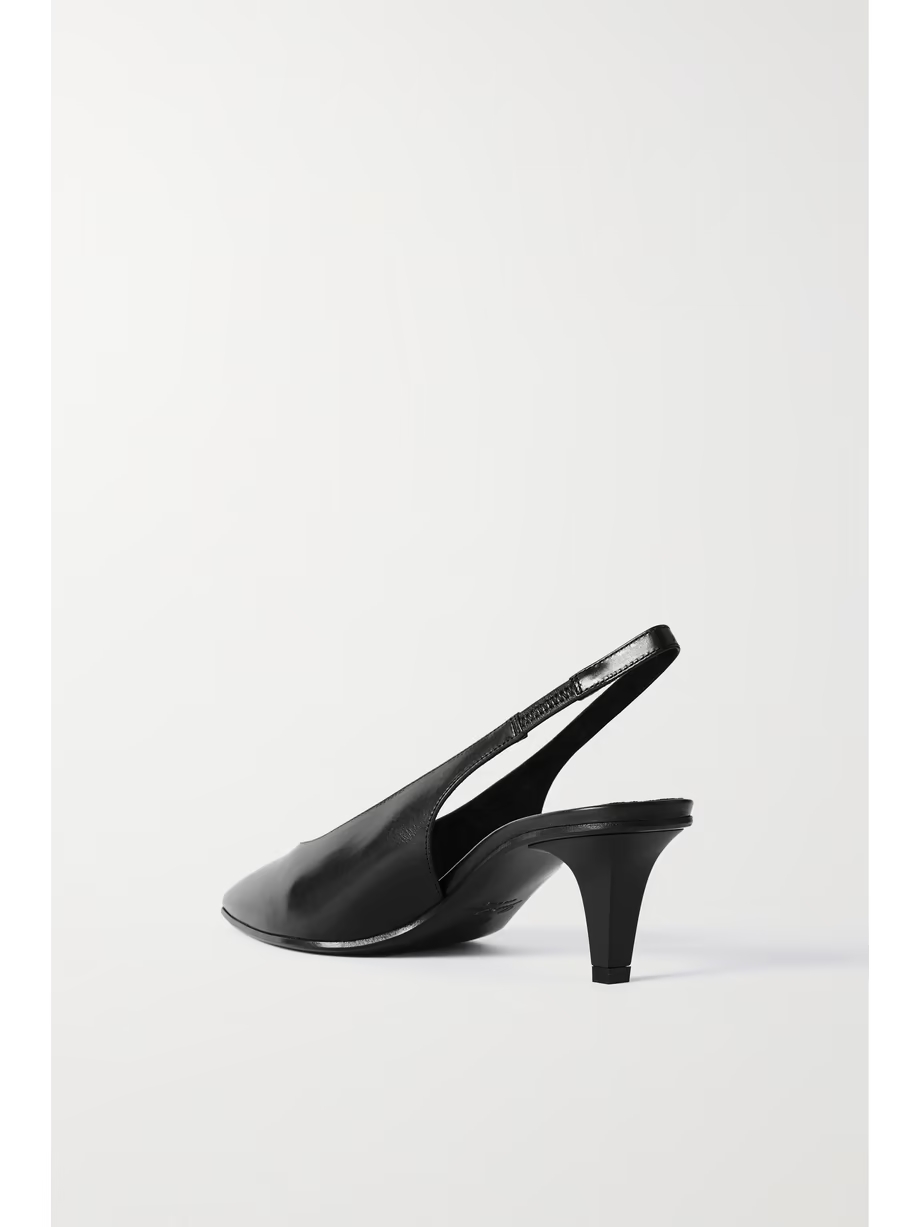 Rebecca leather slingback pumps Rebecca leather slingback pumps
