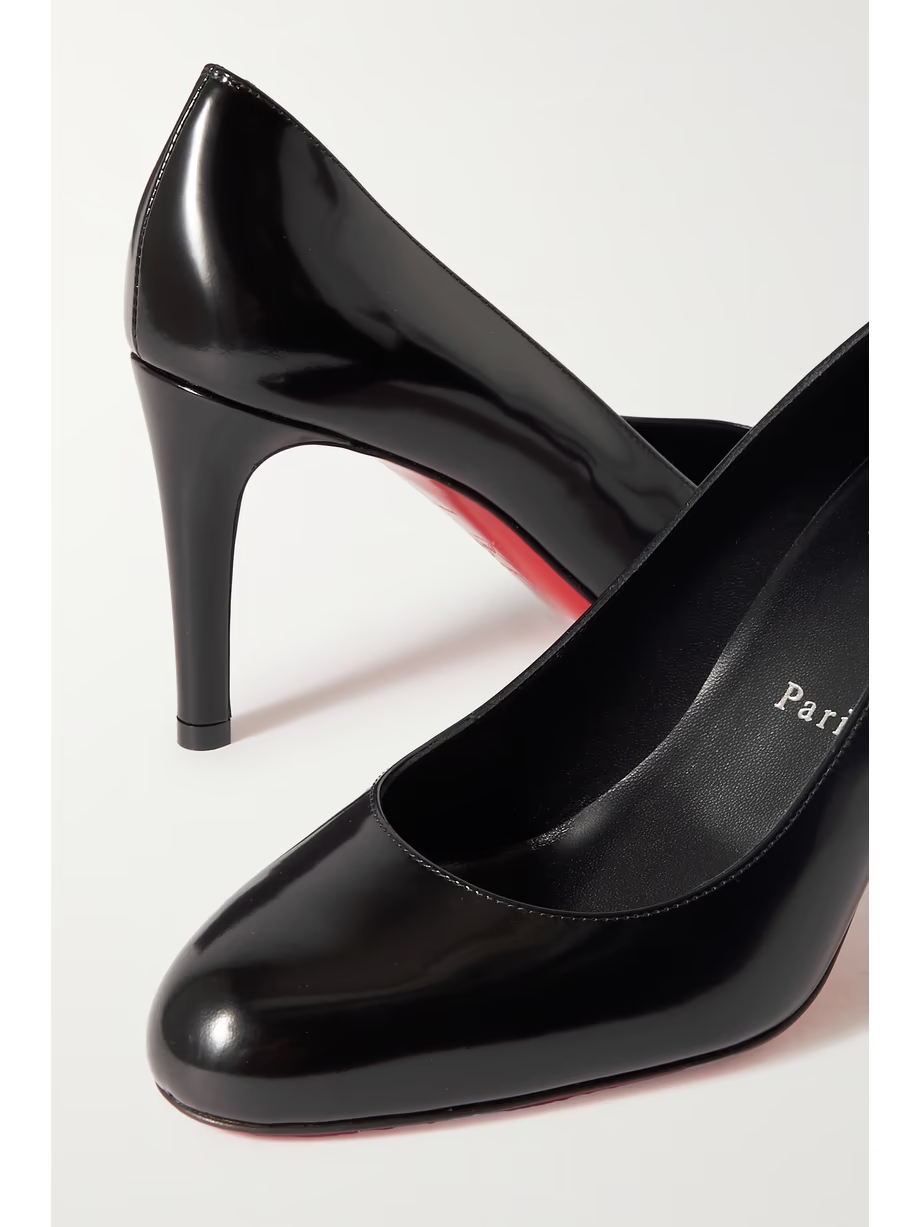 Pumppie 85 glossed-leather pumps Pumppie 85 glossed-leather pumps