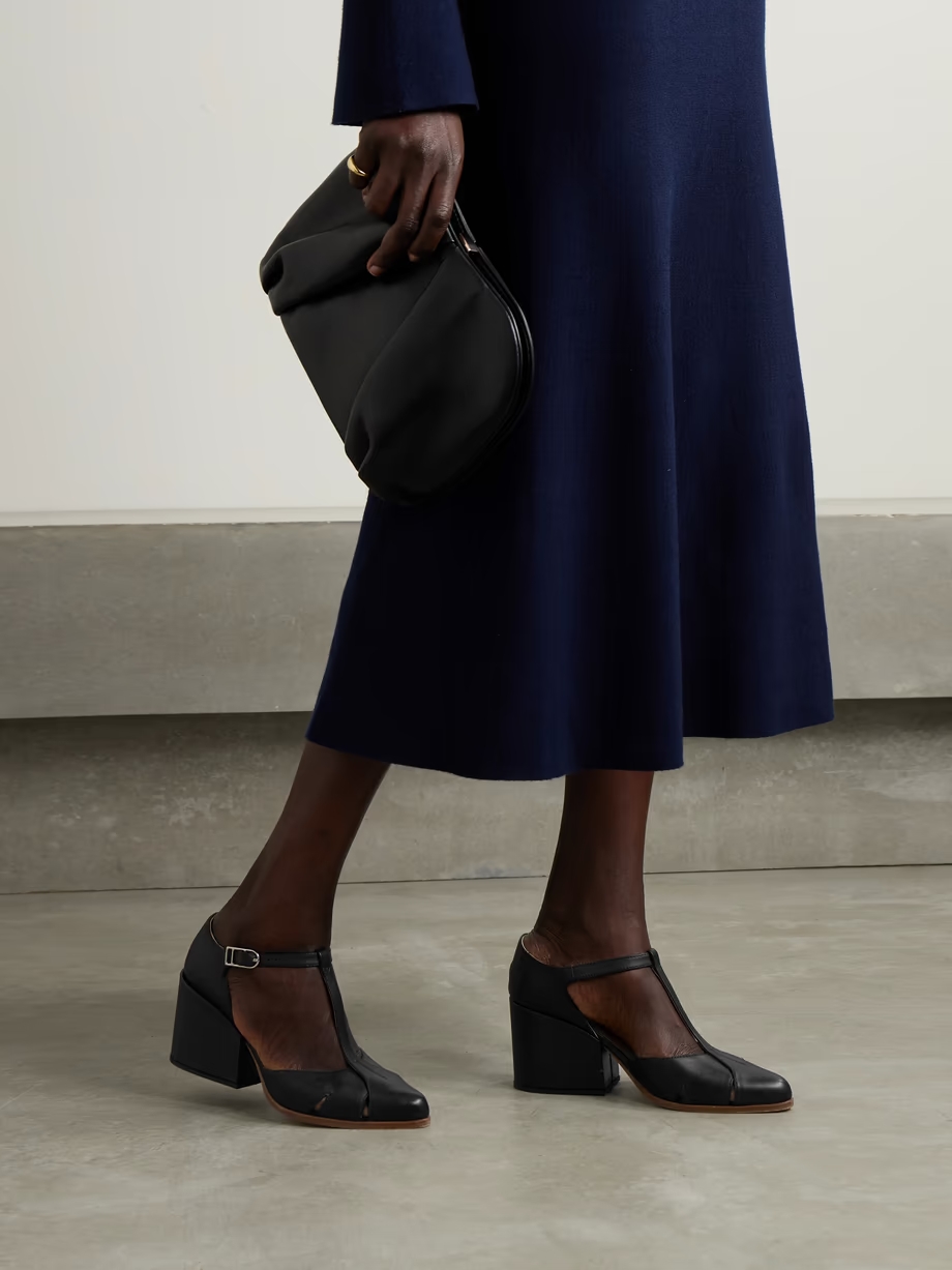 + NET SUSTAIN Hawes leather Mary Jane pumps + NET SUSTAIN Hawes leather Mary Jane pumps