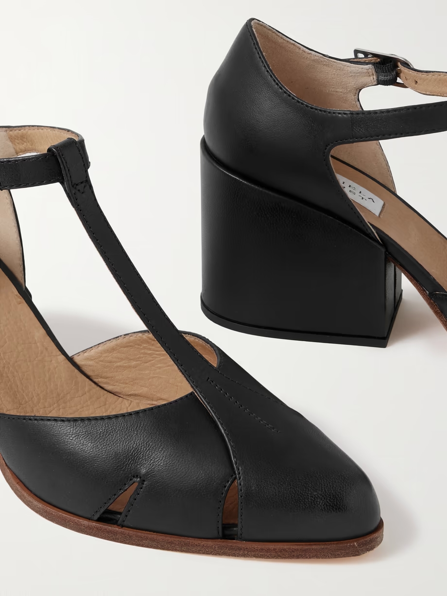 + NET SUSTAIN Hawes leather Mary Jane pumps + NET SUSTAIN Hawes leather Mary Jane pumps