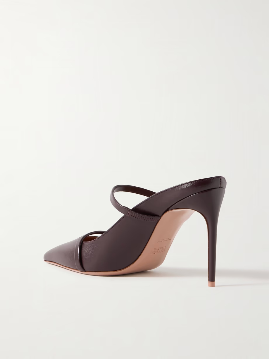 Aurora 90 leather mules Aurora 90 leather mules