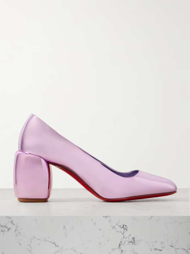 Minny 70 metallic leather pumps Minny 70 metallic leather pumps