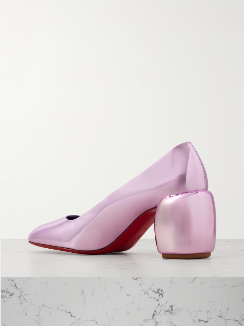 Minny 70 metallic leather pumps Minny 70 metallic leather pumps