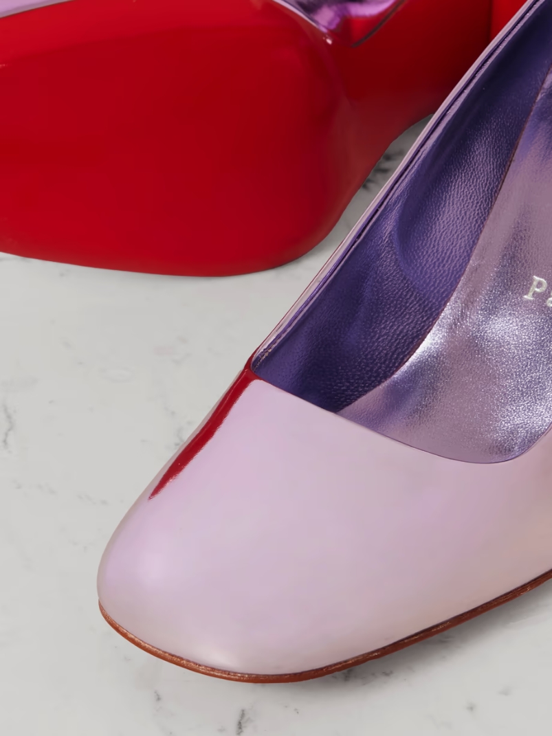 Minny 70 metallic leather pumps Minny 70 metallic leather pumps