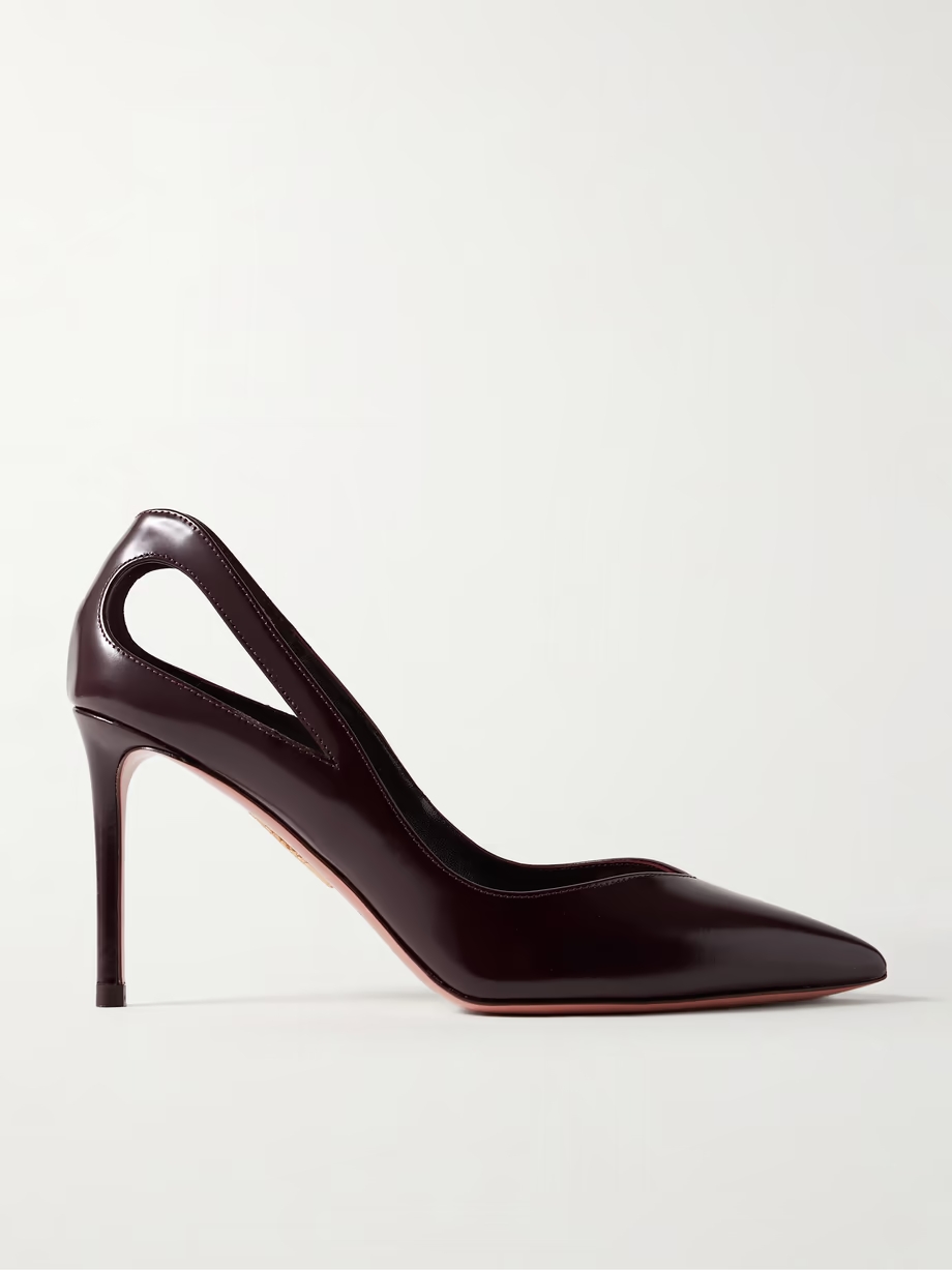 Sheeva 105 cutout glossed-leather pumps Sheeva 105 cutout glossed-leather pumps