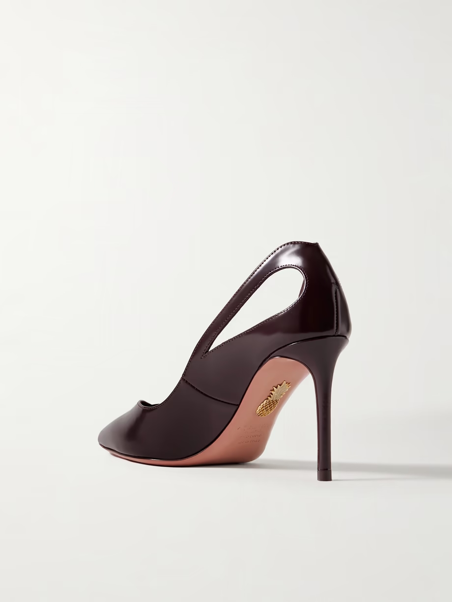 Sheeva 105 cutout glossed-leather pumps Sheeva 105 cutout glossed-leather pumps