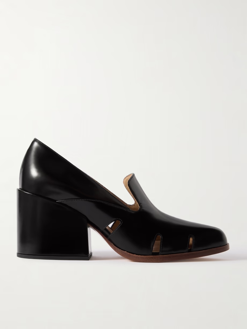 Eliza cutout leather pumps Eliza cutout leather pumps