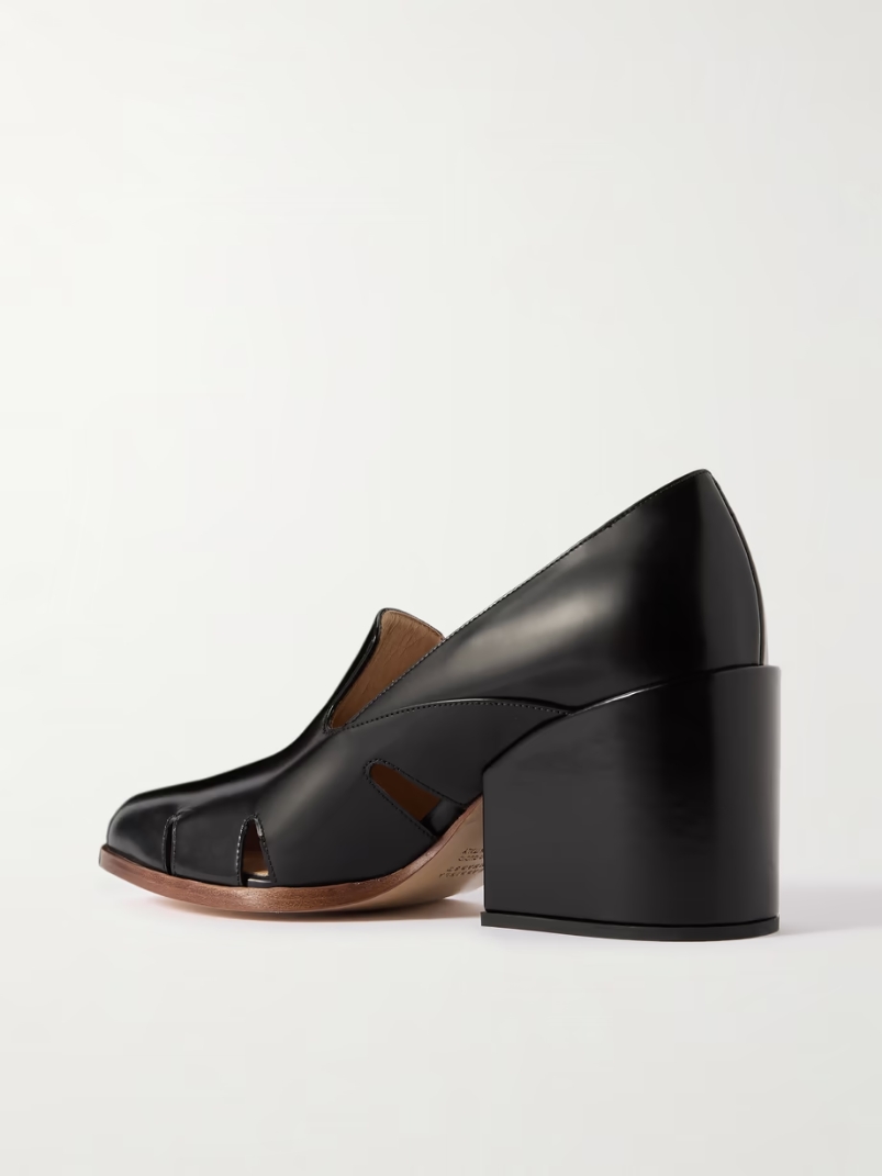 Eliza cutout leather pumps Eliza cutout leather pumps