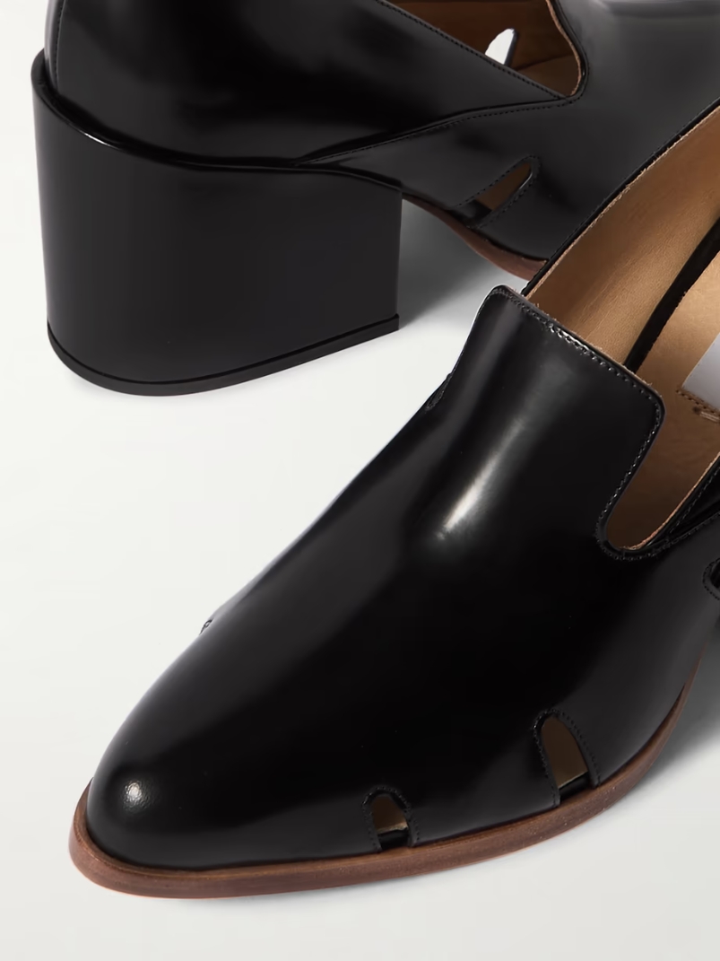 Eliza cutout leather pumps Eliza cutout leather pumps