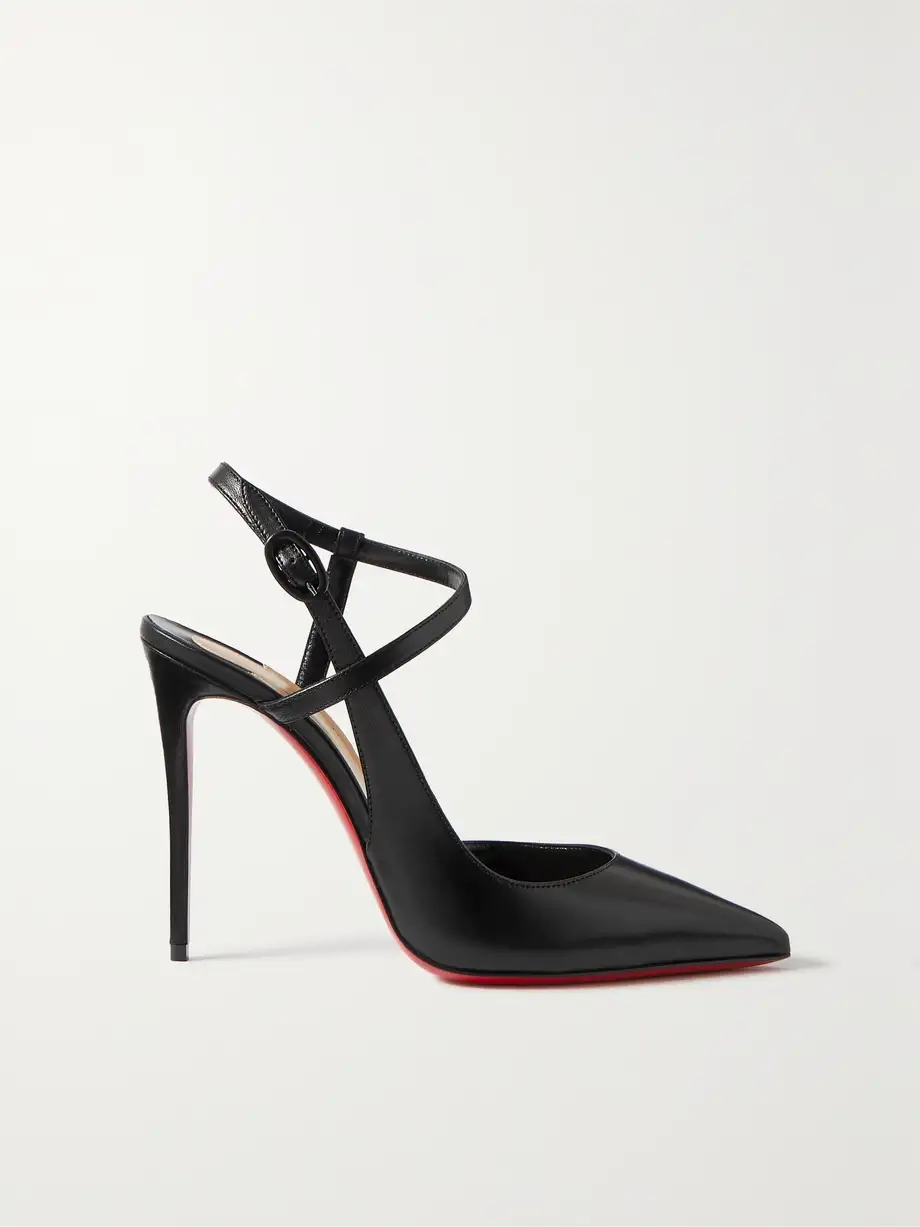 Jenlove 100 leather slingback pumps Jenlove 100 leather slingback pumps