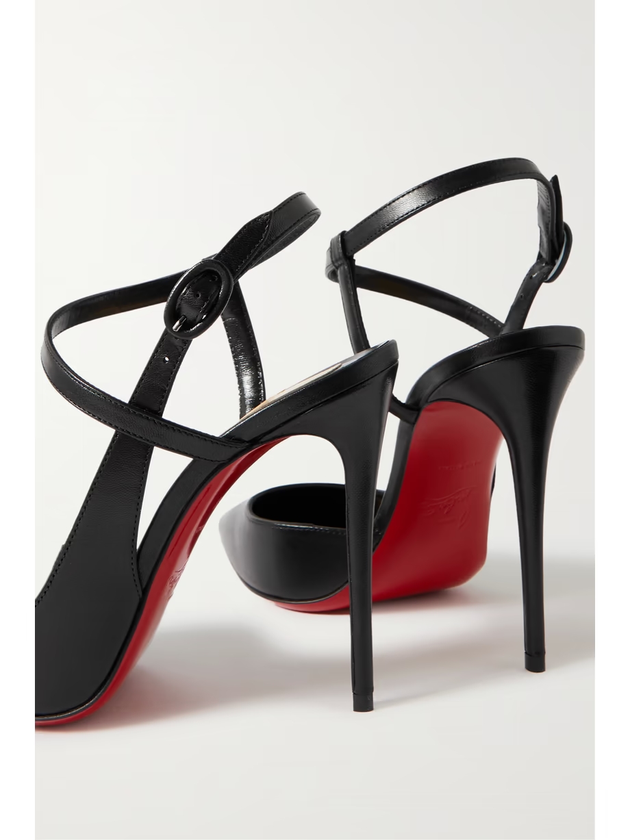 Jenlove 100 leather slingback pumps Jenlove 100 leather slingback pumps