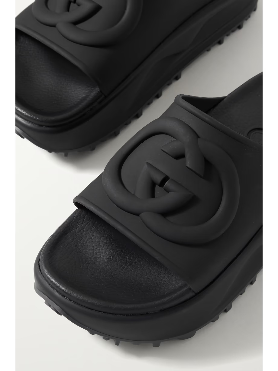 Miami rubber platform slides Miami rubber platform slides