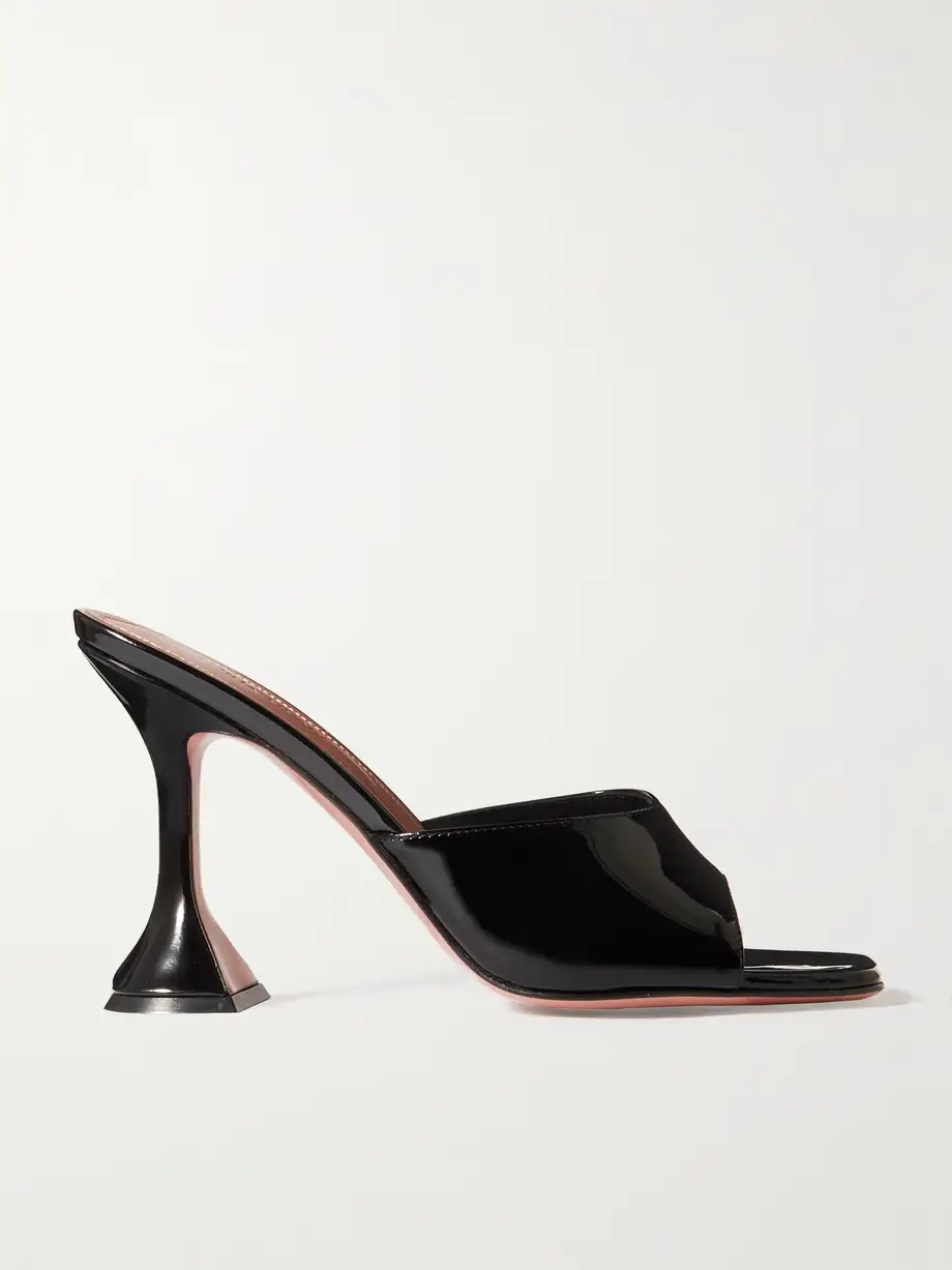 Lupita patent-leather mules Lupita patent-leather mules