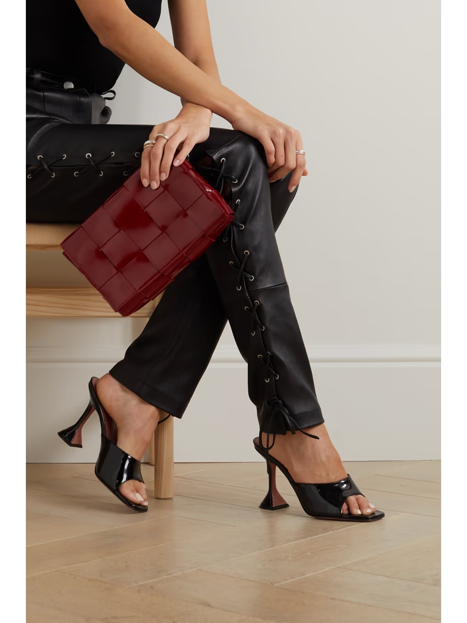 Lupita patent-leather mules Lupita patent-leather mules