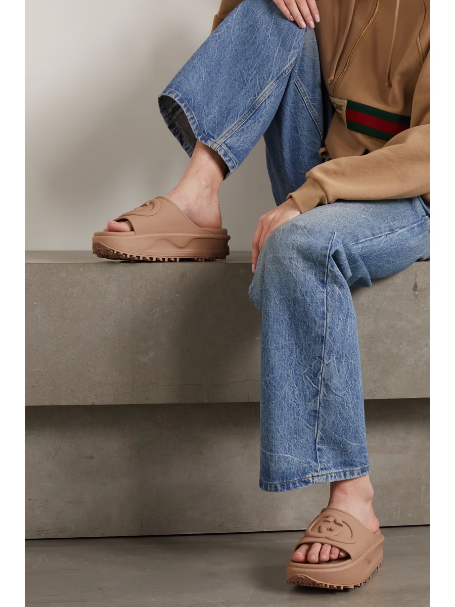 Miami rubber platform slides Miami rubber platform slides