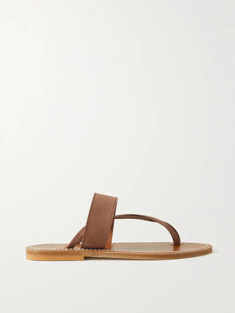 + NET SUSTAIN Nehru nubuck sandals + NET SUSTAIN Nehru nubuck sandals