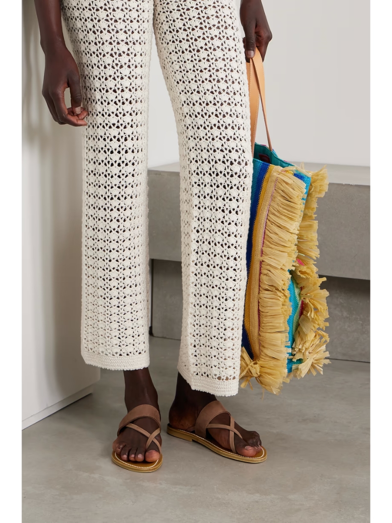 + NET SUSTAIN Nehru nubuck sandals + NET SUSTAIN Nehru nubuck sandals