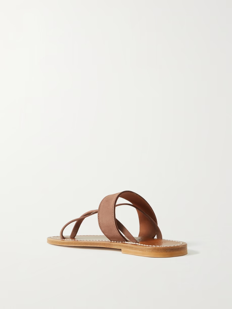 + NET SUSTAIN Nehru nubuck sandals + NET SUSTAIN Nehru nubuck sandals