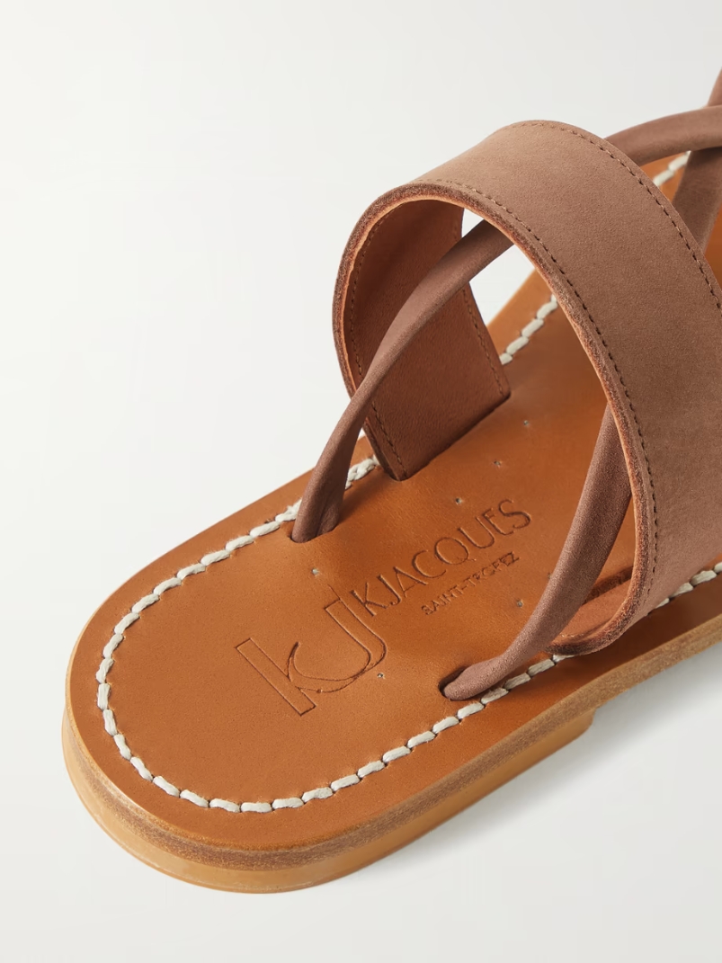 + NET SUSTAIN Nehru nubuck sandals + NET SUSTAIN Nehru nubuck sandals