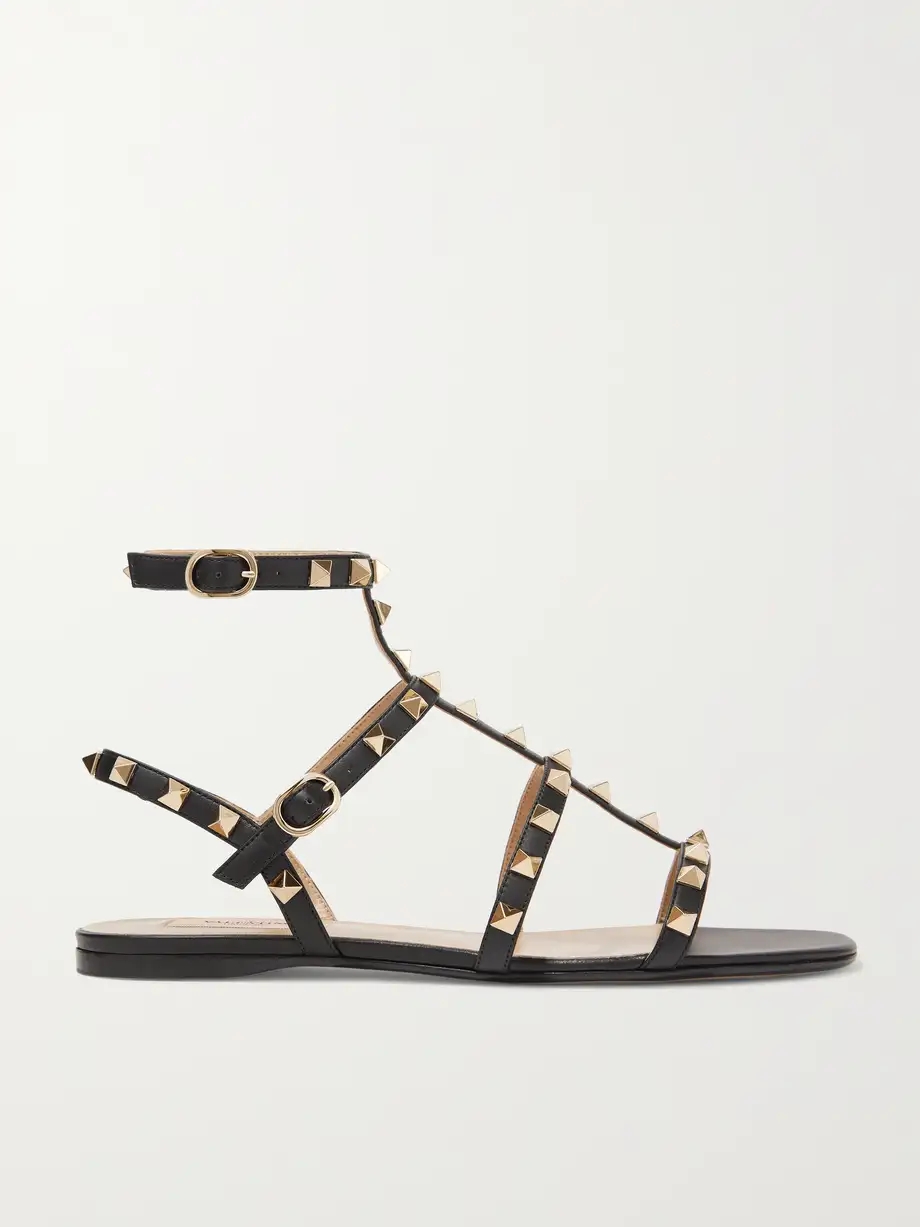 Rockstud leather sandals Rockstud leather sandals
