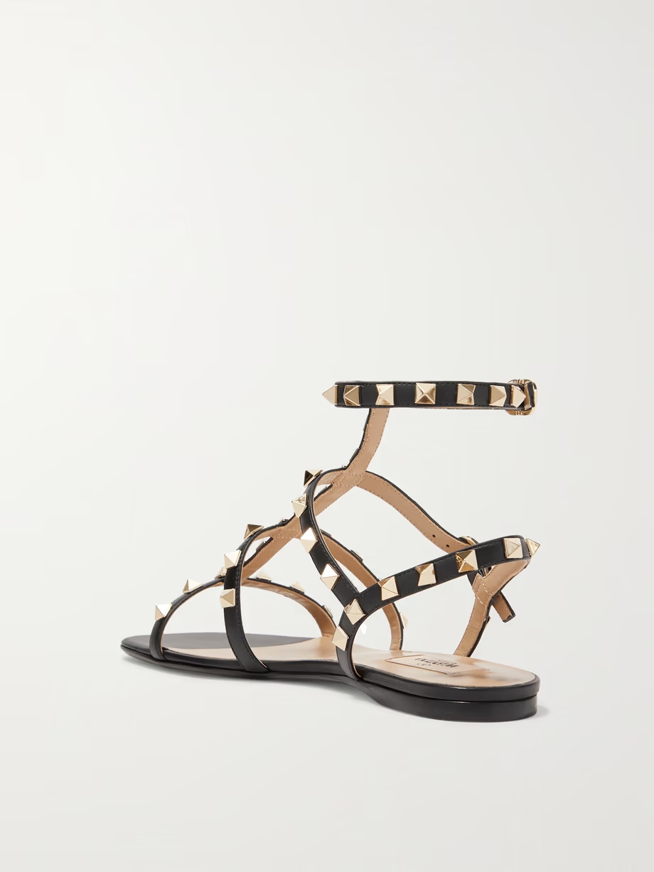 Rockstud leather sandals Rockstud leather sandals