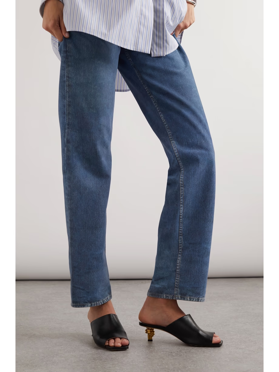 Knot leather mules Knot leather mules