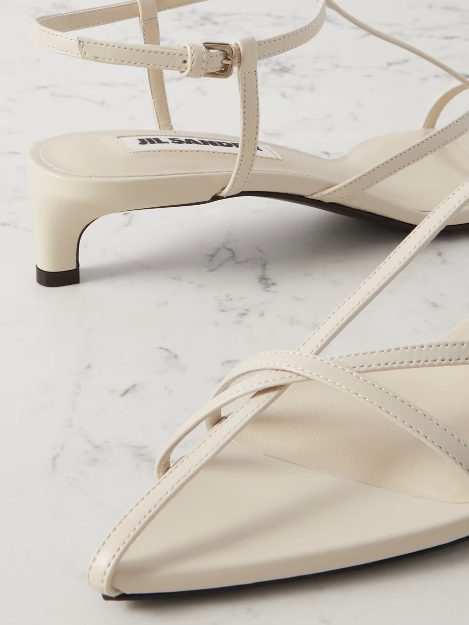 Leather slingback sandals Leather slingback sandals