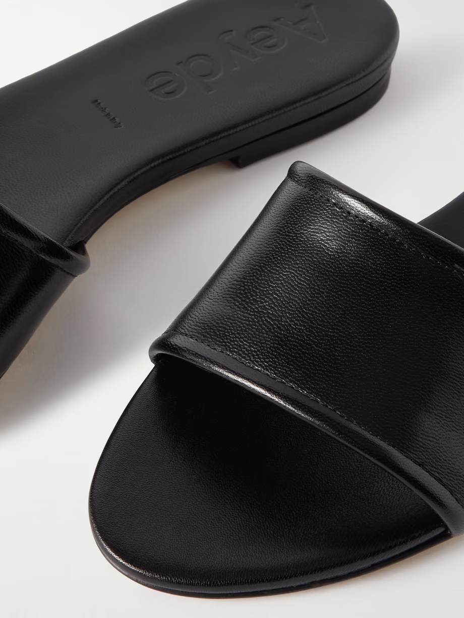 Sumi leather slides Sumi leather slides