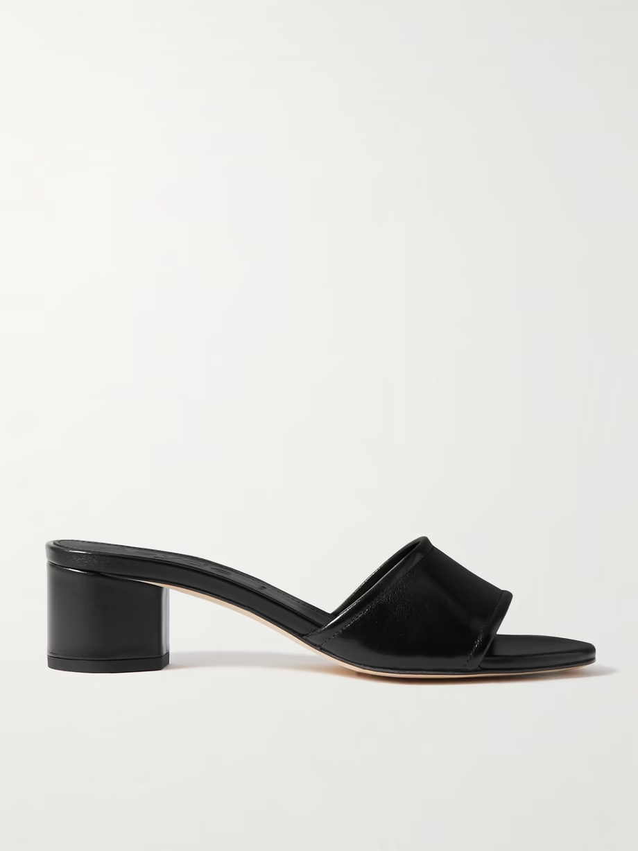 Jovia leather mules Jovia leather mules