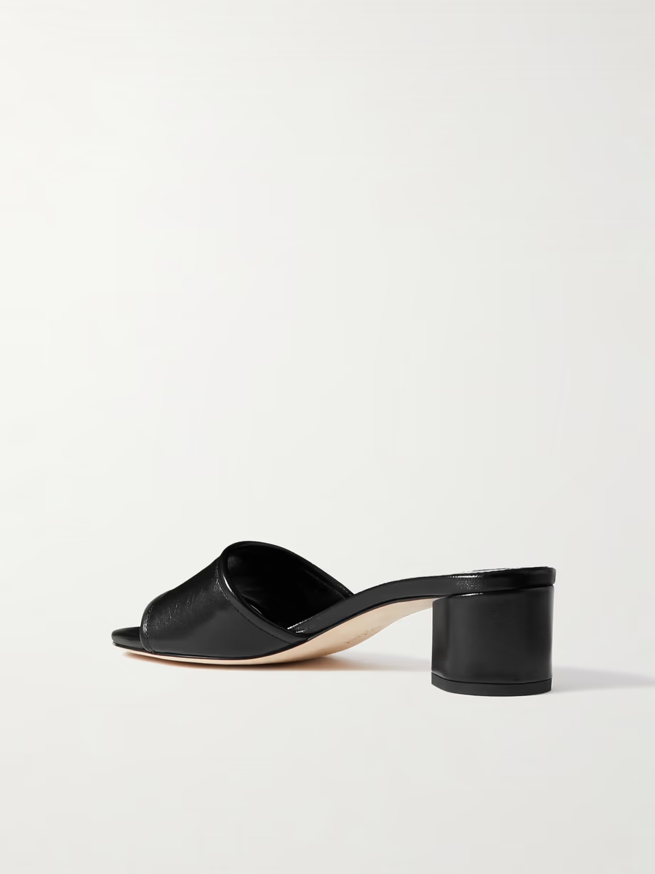 Jovia leather mules Jovia leather mules