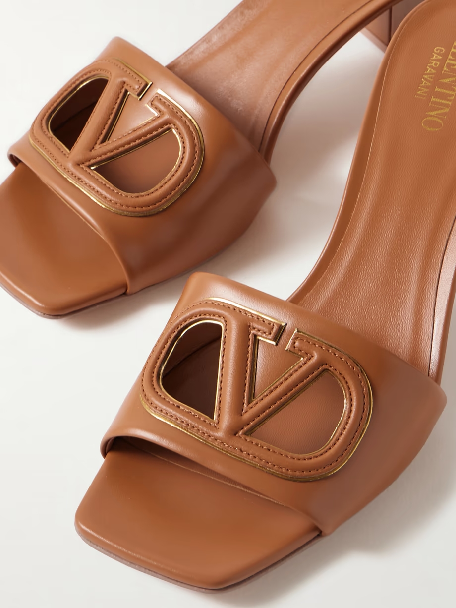 VLOGO 60 cutout leather mules VLOGO 60 cutout leather mules