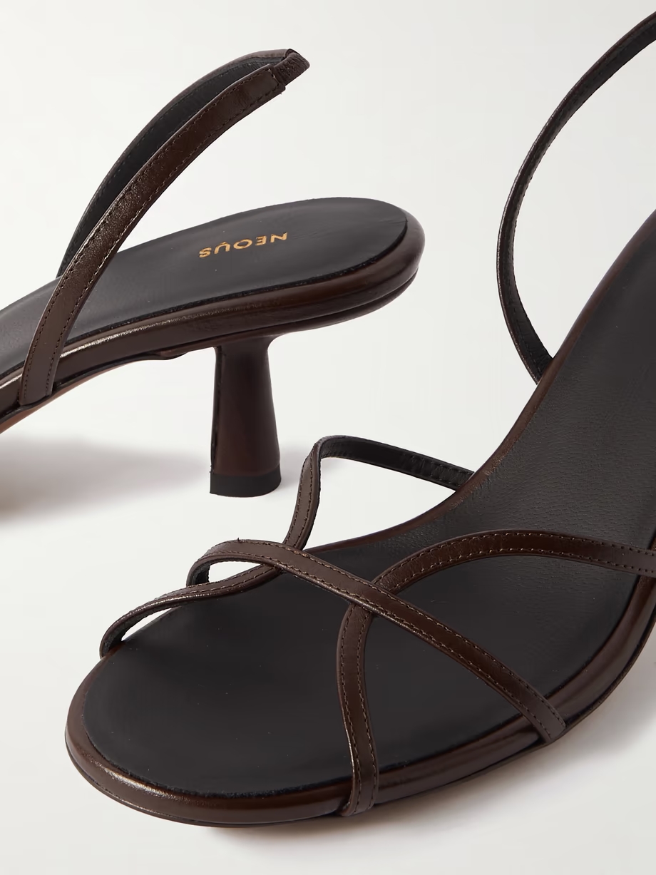 Ibor leather slingback sandals Ibor leather slingback sandals