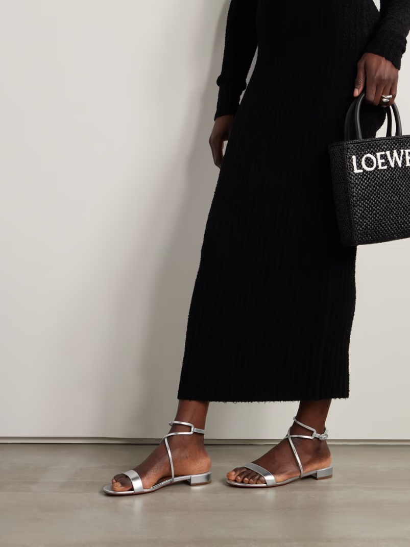 Miss Choca metallic leather sandals Miss Choca metallic leather sandals