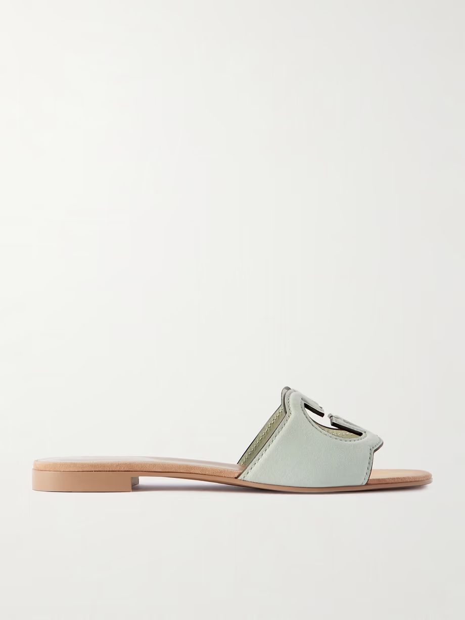 Cutout suede sandals Cutout suede sandals