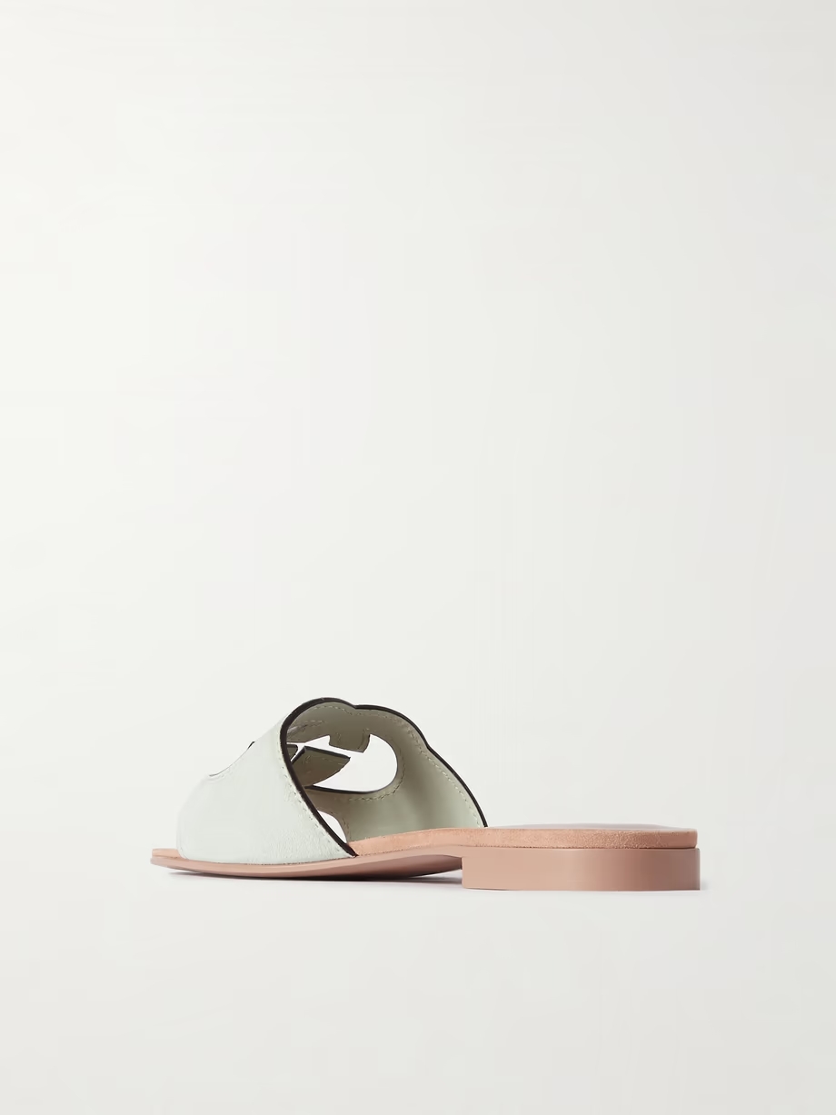 Cutout suede sandals Cutout suede sandals