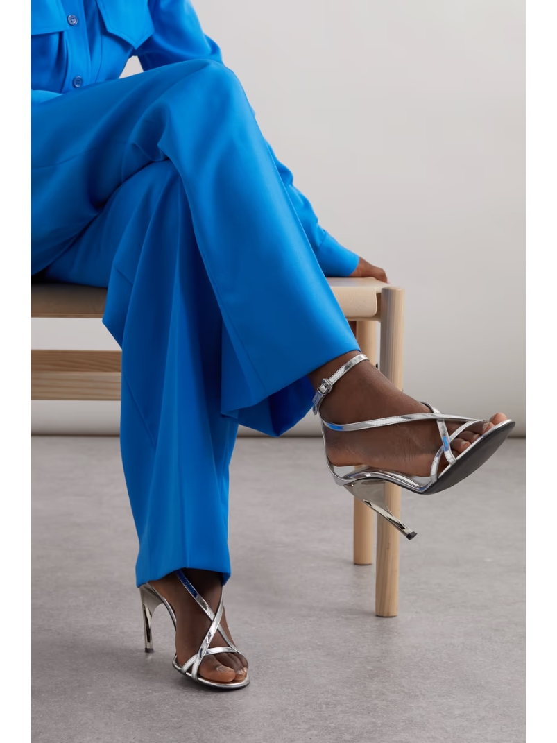 Armadillo mirrored-leather sandals Armadillo mirrored-leather sandals