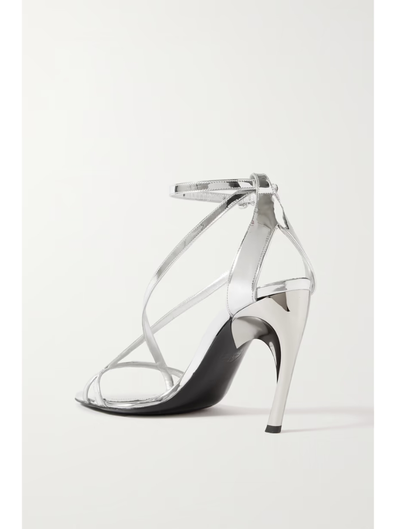 Armadillo mirrored-leather sandals Armadillo mirrored-leather sandals