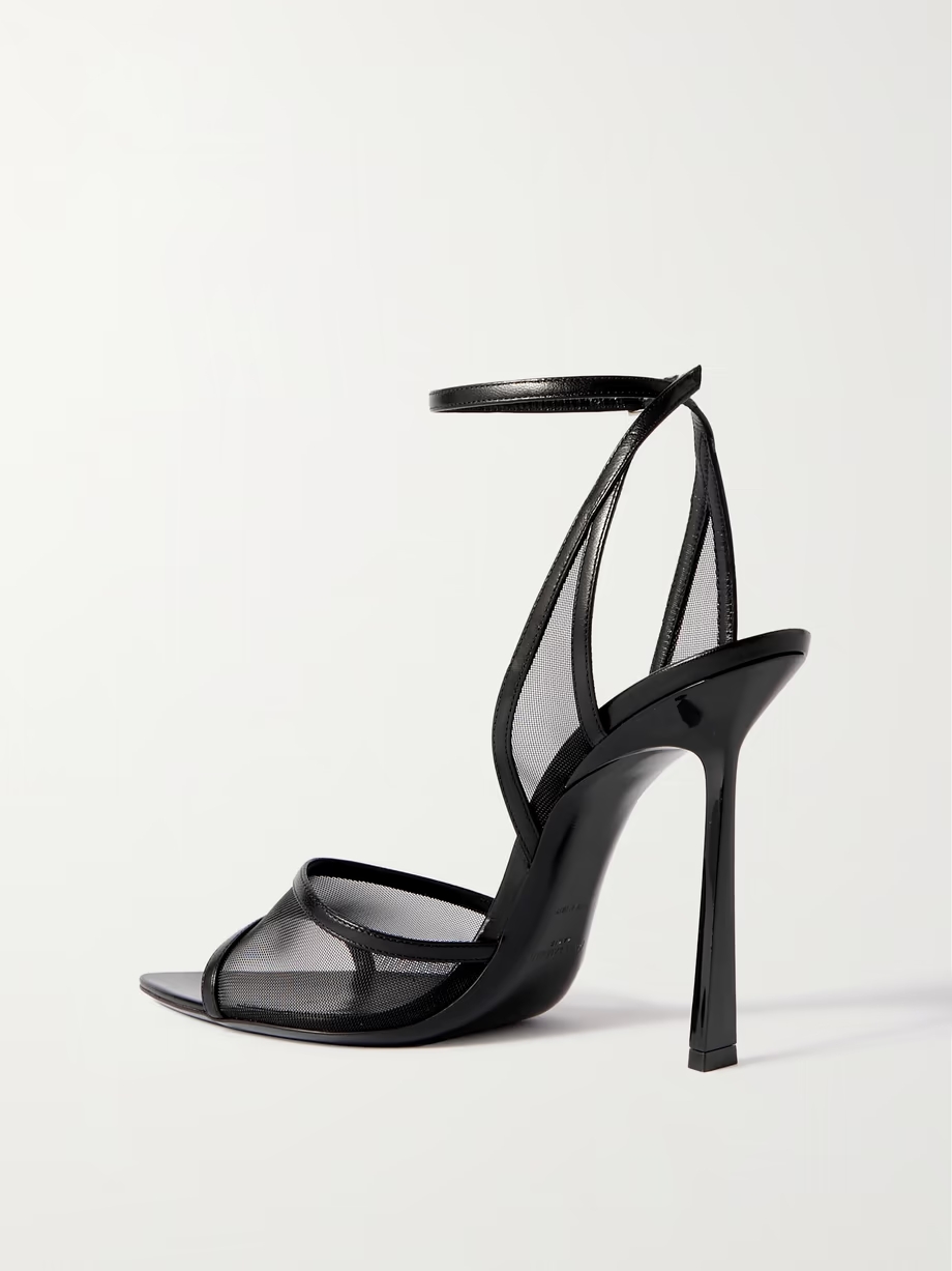 Missy mesh and leather sandals Missy mesh and leather sandals