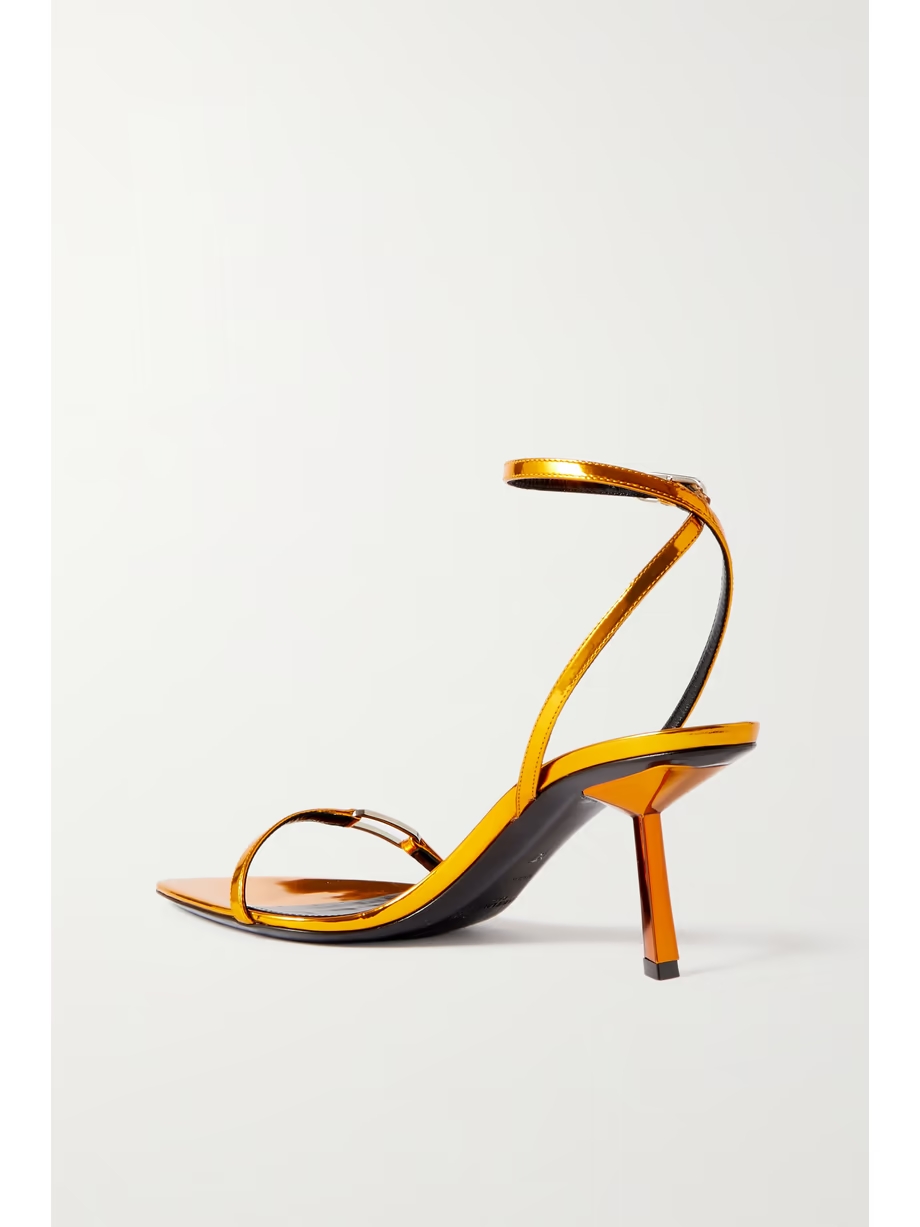 Kitty mirrored-leather sandals Kitty mirrored-leather sandals